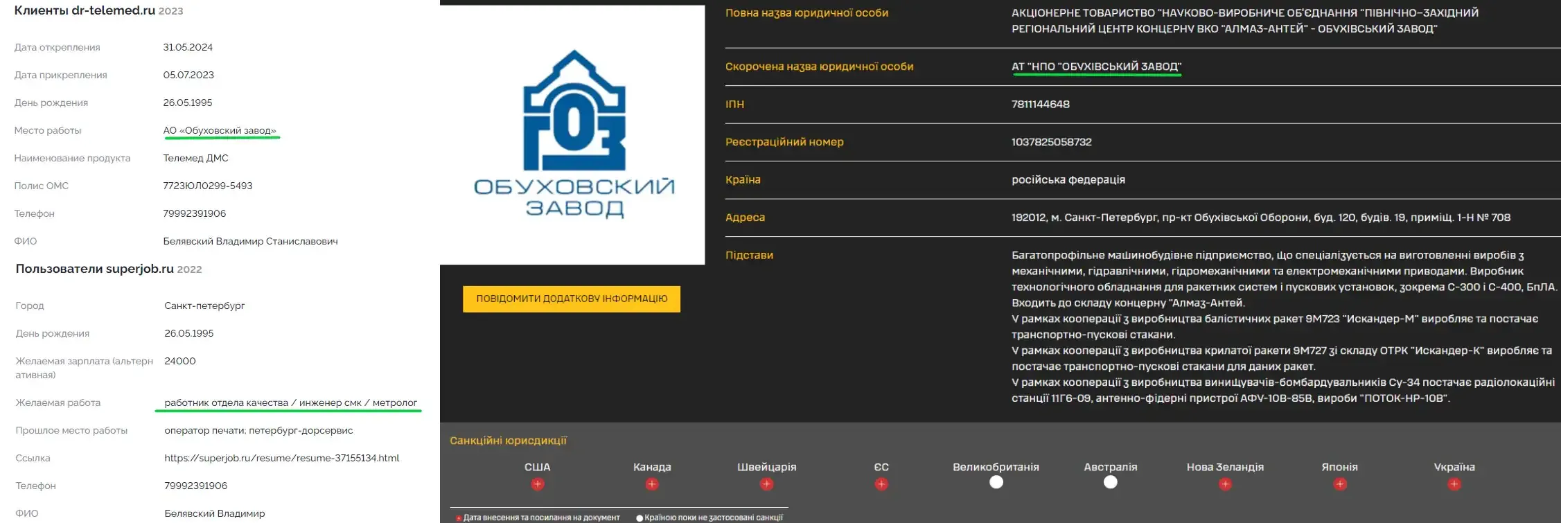 белявский робота