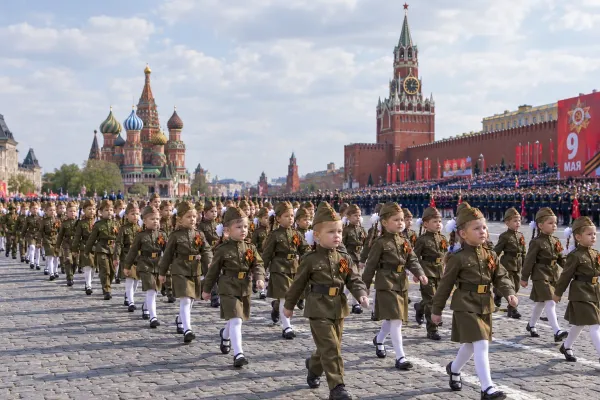 Дитячий парад на Червоній площі