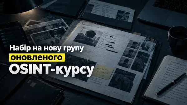 Набір нової групи на навчання OSINT 